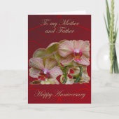 Kaart Jubileum van gedraaide orchideeën (Voorkant)