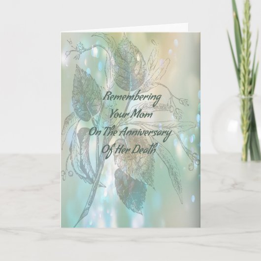 Kaart Jubileum voor moeder (Voorkant)