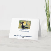 Kaart: Jugendstil - Henri Privat-Livemont Feestdagen Kaart (Achterkant)