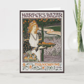 Kaart: Jugendstil - L.Rhead - Thanksgiving Feestdagen Kaart (Voorkant)