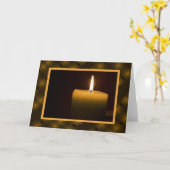 Kaart kaarsen (Gele Bloem)