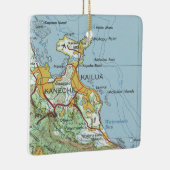  kaart Kailua Oahu Keramisch Ornament (Rechts)