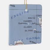  kaart Kanaaleilanden Keramisch Ornament (Rechts)