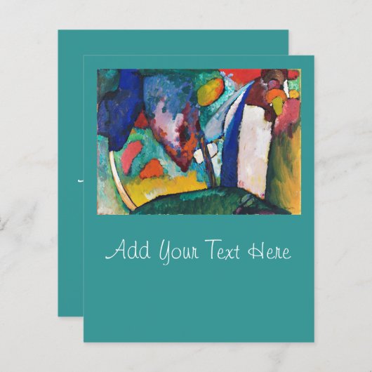 KAART : KANDINSKY : WATERVAL (Voorkant / Achterkant)