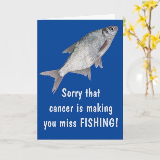 Kaart Kankeraanmoediging Vist (Gele Bloem)