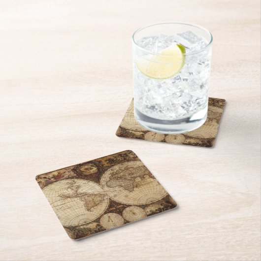  kaart kartonnen onderzetters (Insitu)