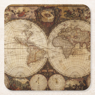  kaart kartonnen onderzetters