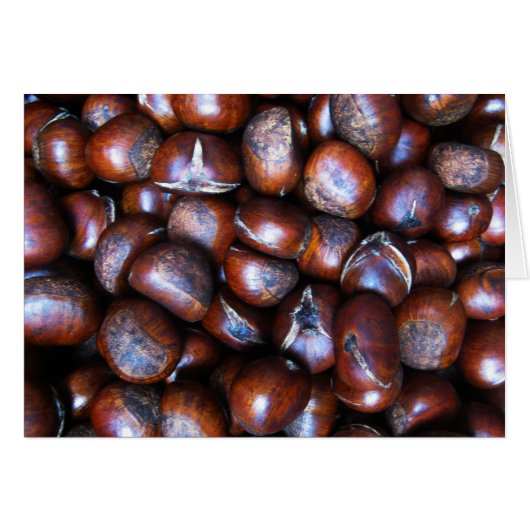 Kaart kastanjes (Voorkant Horizontaal)