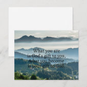 Kaart katholieke prijsopgave (Voorkant / Achterkant)