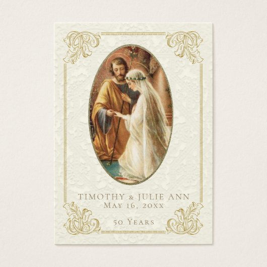 Kaart katholieke weddenschappen Jubileum (Voorkant)