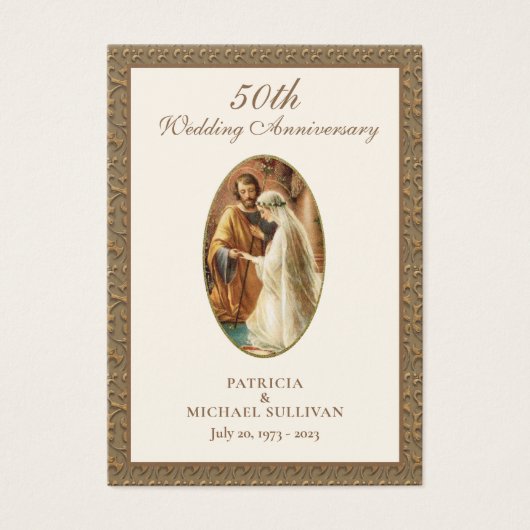 Kaart katholieke weddenschappen Jubileum (Voorkant)