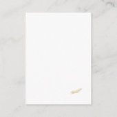 Kaart katholieke winterbruiloft — Details (Achterkant)