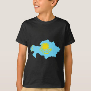 Kaart Kazachstan T-shirt