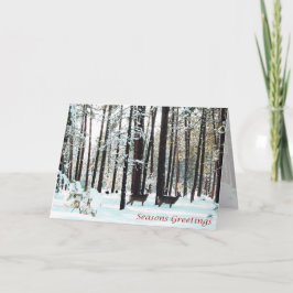 Kaart, Kerst, Nieuwjaar, Vakantie - Herten Feestdagen Kaart