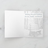 Kaart, Kerst, Nieuwjaar - Vreedzame Feestdagen (Binnen)