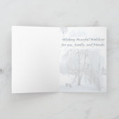 Kaart, Kerst, Nieuwjaar - Vreedzame Feestdagen (Binnen)