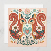 Kaart, Kerst uitnodiging (Voorkant / Achterkant)