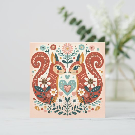 Kaart, Kerst uitnodiging (Staand voorkant)