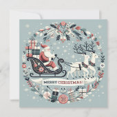 Kaart, Kerst uitnodiging (Voorkant)