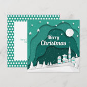 Kaart kerstavond (Voorkant / Achterkant)