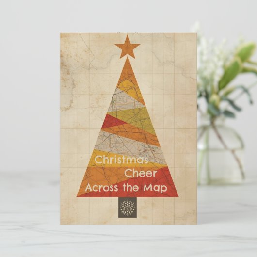 Kaart Kerstboom Kaart (Staand voorkant)