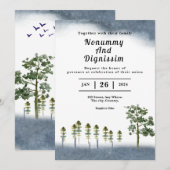 Kaart kerstbruiloft (Voorkant / Achterkant)