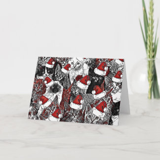 Kaart kerstcadeautjes feestdag