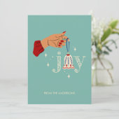 Kaart kerstfeestdag (Staand voorkant)