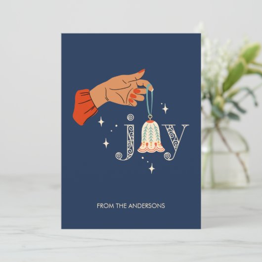 Kaart kerstfeestdag (Staand voorkant)