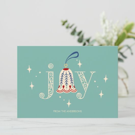 Kaart kerstfeestdag (Staand voorkant)