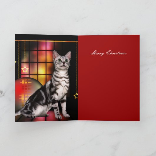 Kaart kerstfeestmaal (Binnen)