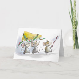 Kaart kerstkaasfeestdag