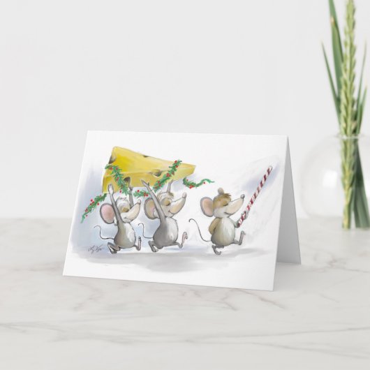 Kaart kerstkaasfeestdag (Voorkant)
