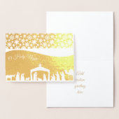 Kaart kerstmis folie (Display)