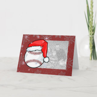 Kaart - Kerstmis met honkbal