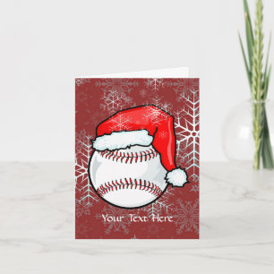 Kaart - Kerstmis met honkbal