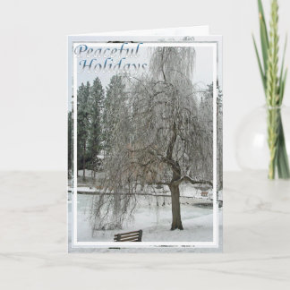 Kaart, Kerstmis, Nieuwjaar - Vreedzame Feestdagen