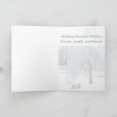 Kaart, Kerstmis, Nieuwjaar - Vreedzame Feestdagen (Binnen)