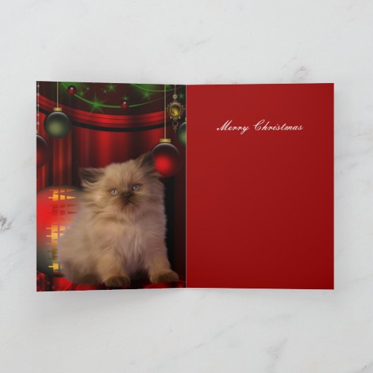 Kaart Kerstmis Pet (Binnen)