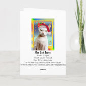 Kaart | Kerstmis van de Miauw van de Kerstman van (Achterkant)