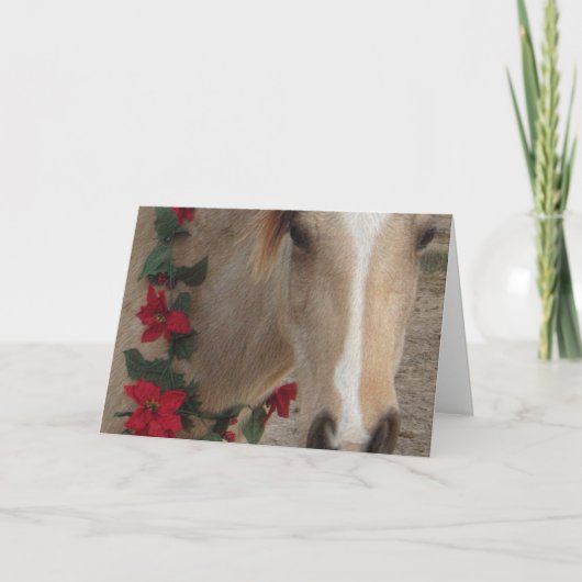 Kaart - Kerstpaard (Voorkant)