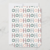 Kaart kerstsneeuw Wereldbol (Achterkant)