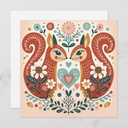 Kaart, Kerstuitnodiging Kaart (Voorkant / Achterkant)