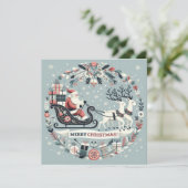 Kaart, Kerstuitnodiging Kaart (Staand voorkant)