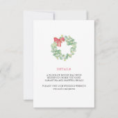 Kaart kerstweddenschap (Voorkant)