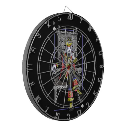 Kaart King Dartbord (Voorkant Links)