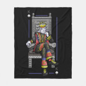Kaart King Fleece Deken (Voorkant)