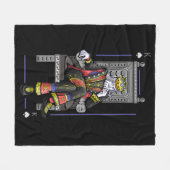 Kaart King Fleece Deken (Voorkant (Horizontaal))