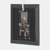 Kaart King Glas Ornament (Voorkant links)