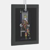 Kaart King Glas Ornament (Voorkant Rechts)
